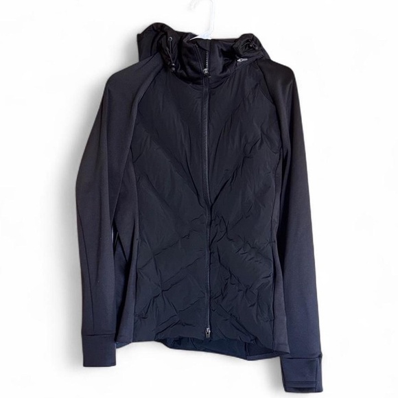 Athleta Quilted Zip Up Hooded Jacket - Picture 2 of 4